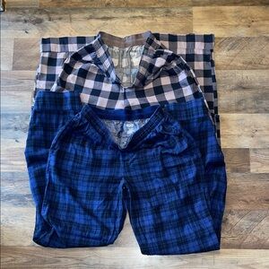 Lot 2 Victorias Secret Pink Size Small Long 33inseam Flannel Pajama Pants